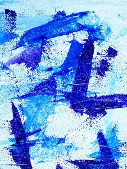 Brush stroke abstract art
