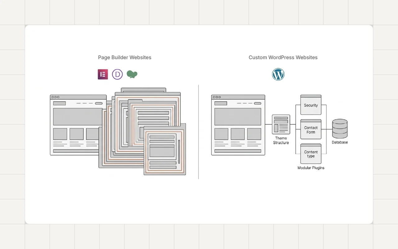 Custom WordPress vs Page Builders: A Long-Term Perspective