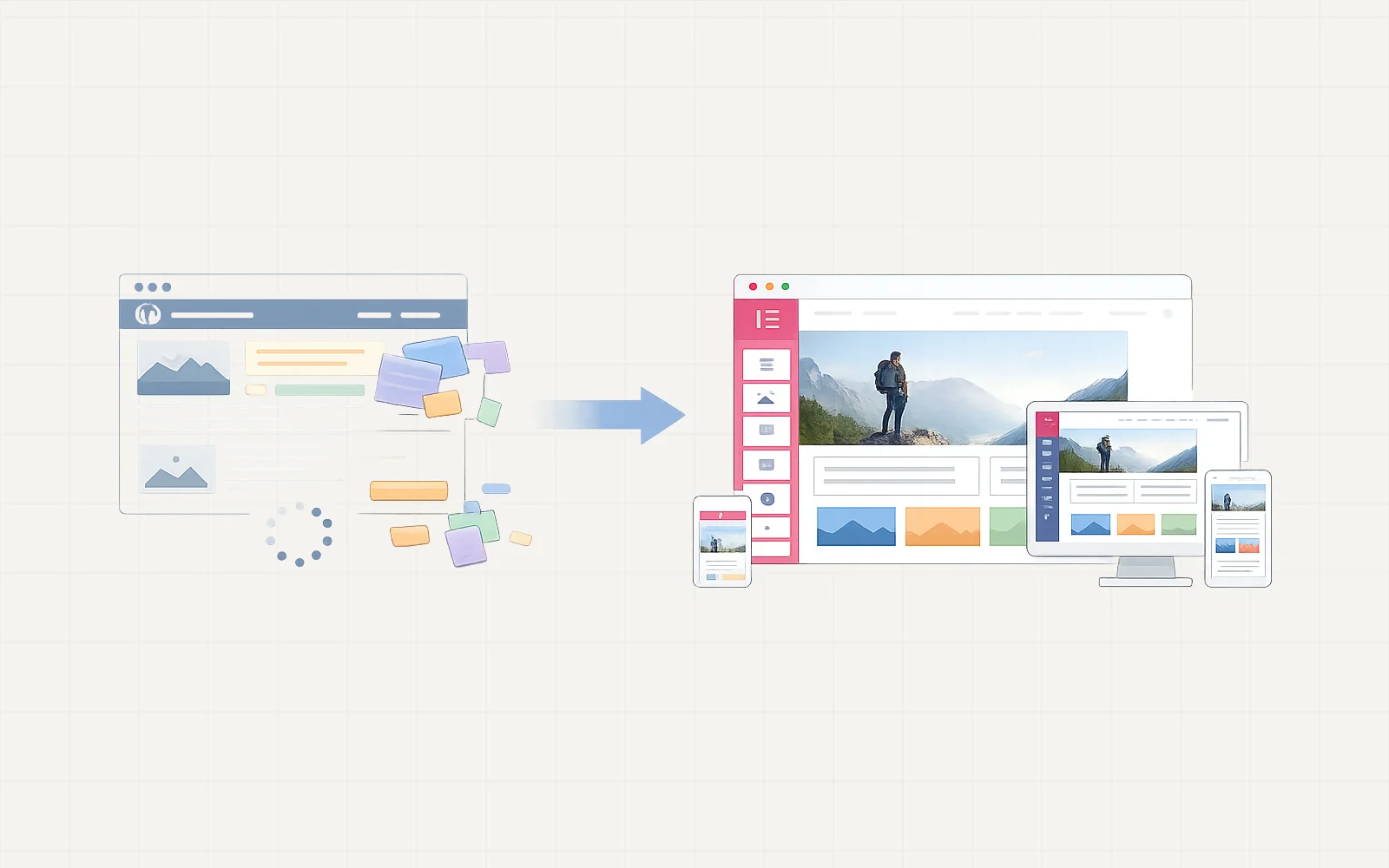 Elementor Redesign and Migration for a Large Adventure & Hiking Website