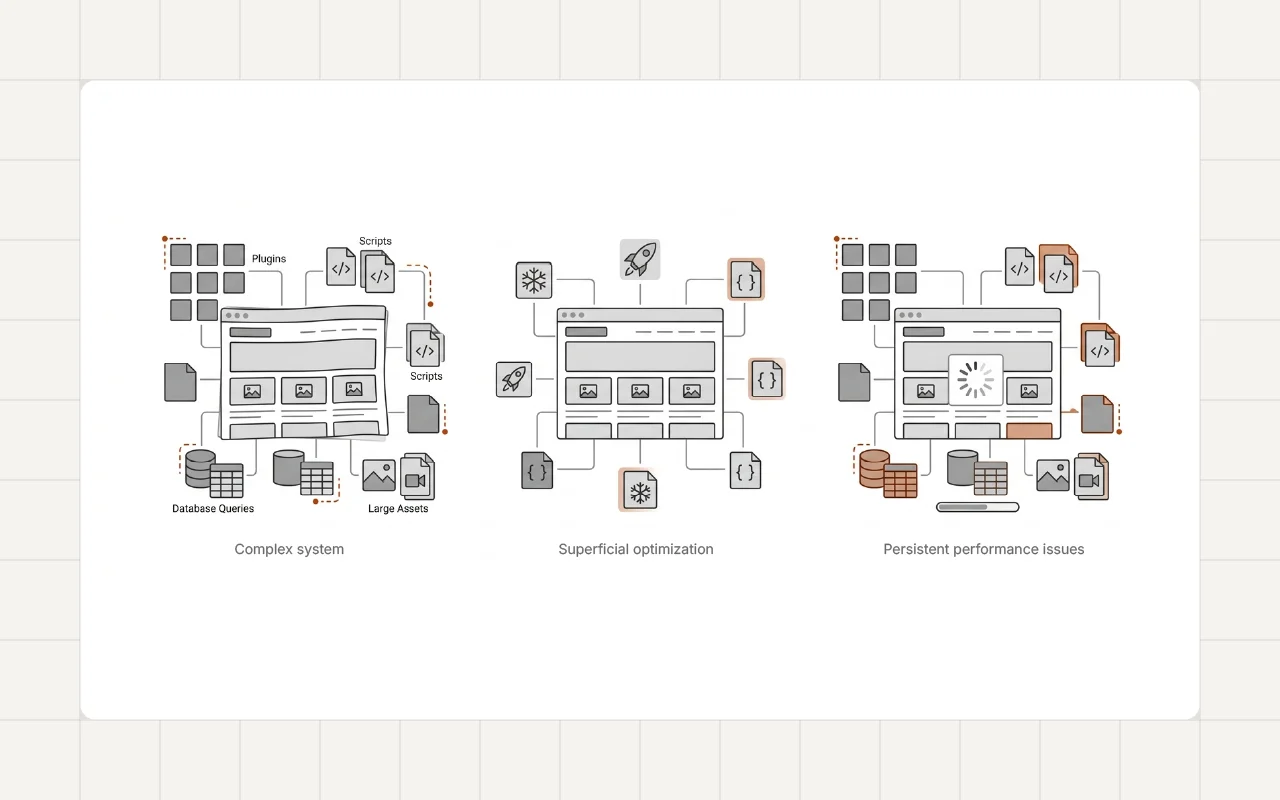 Why WordPress Performance Optimization Often Fails