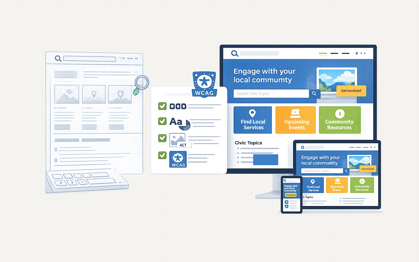 Accessible WordPress Website Rebuild for a Civic Information Platform